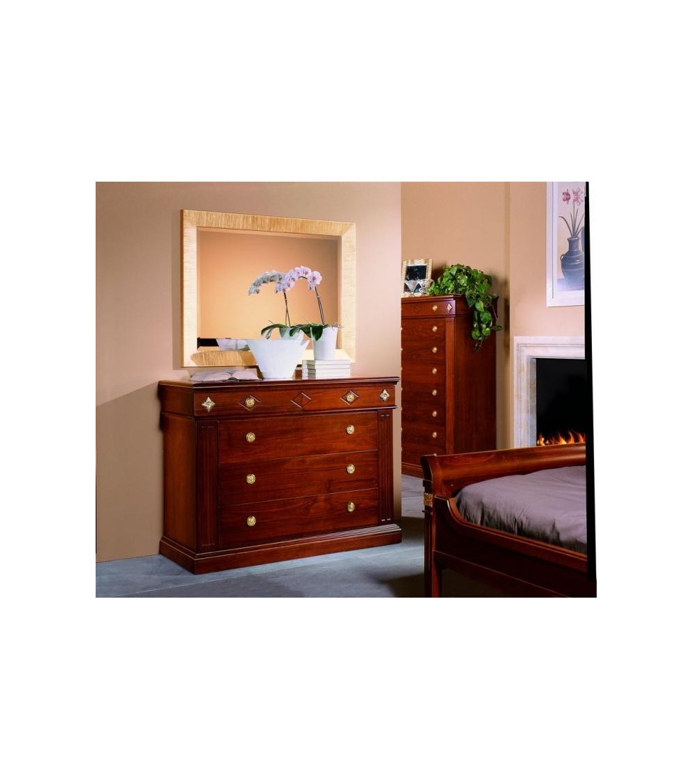Specchiera classica dorata - VDE828 - 1 - Specchiere