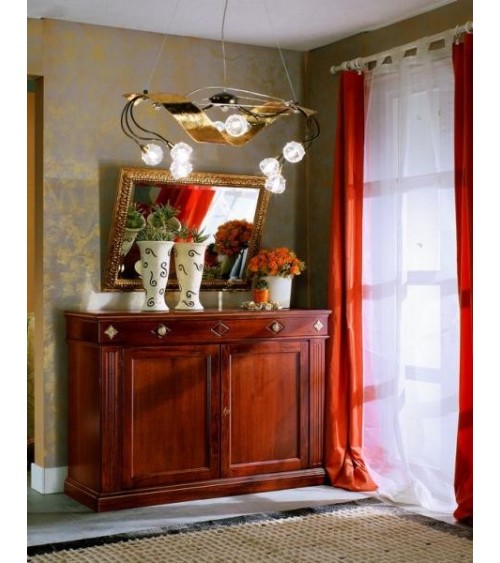 Specchiera classica dorata - VDE829 - 1 - Specchiere