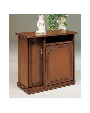 Porta-stereo classico noce due porte - M101 - 1 - Porta TV