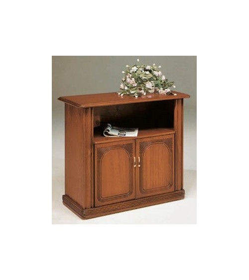 Porta TV classico noce due porte - M301 - 1 - Porta TV