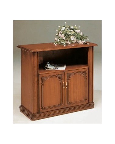 Porta TV classico noce due porte - M301 - 1 - Porta TV