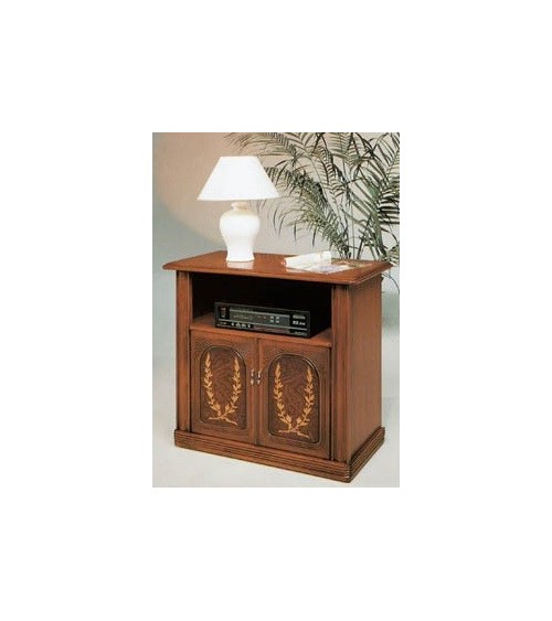 Porta TV classico radica intarsio due porte - M303 - 1 - Porta TV