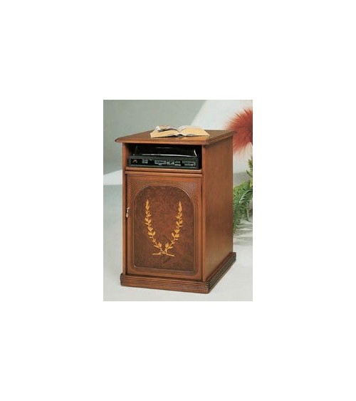 Portatelefono classico radica intarsio una porta - M403 - 1 - Porta TV