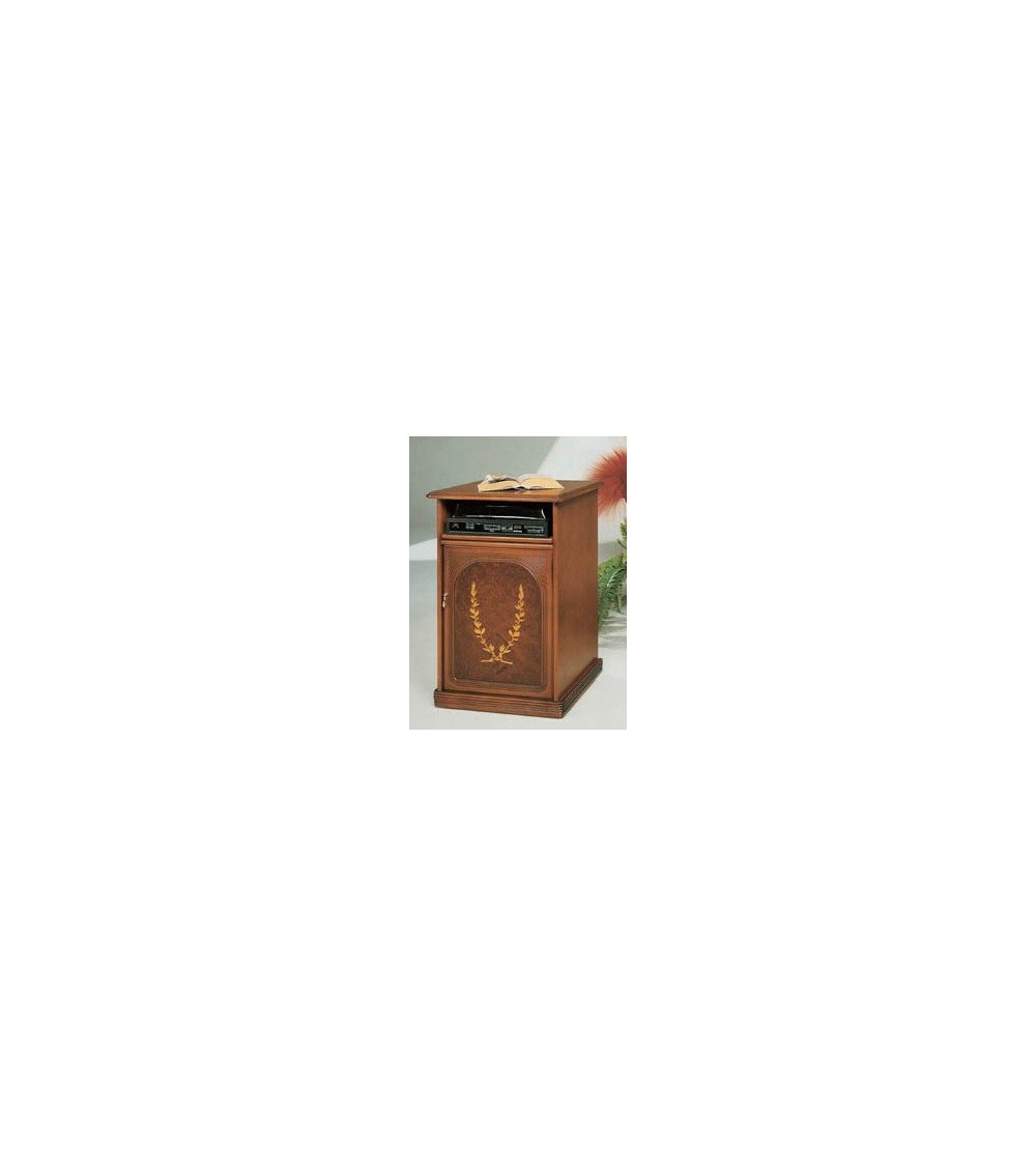 Portatelefono classico radica intarsio una porta - M403 - 1 - Porta TV