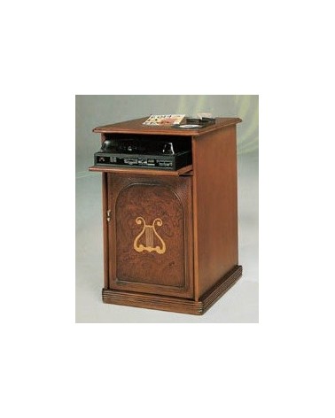 Portatelefono classico radica intarsio Arpa una porta - M405 - 1 - Porta TV