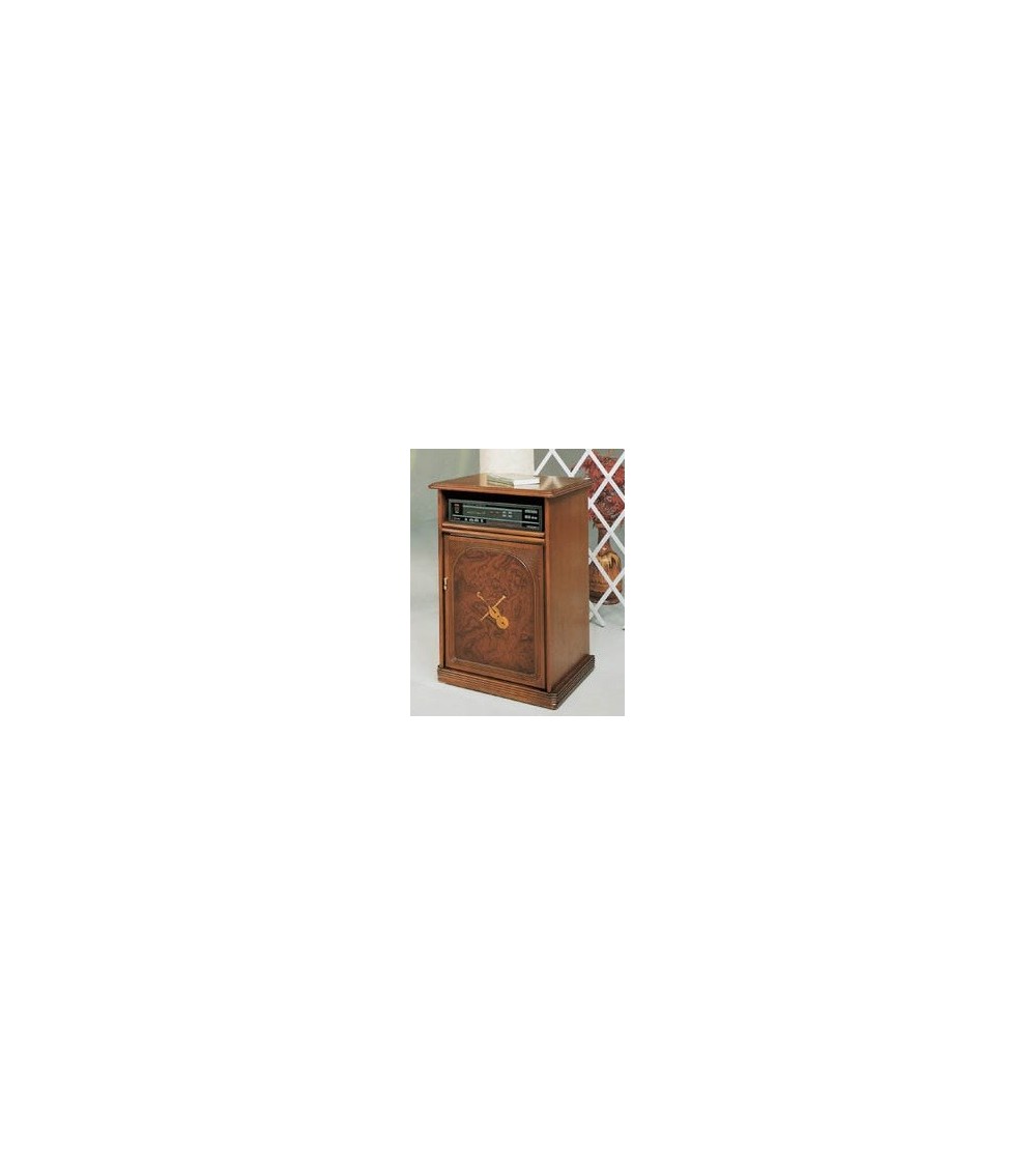 Portatelefono classico radica intarsio Violino una porta - M406 - 1 - Porta TV