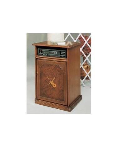 Portatelefono classico radica intarsio Violino una porta - M406 - 1 - Porta TV
