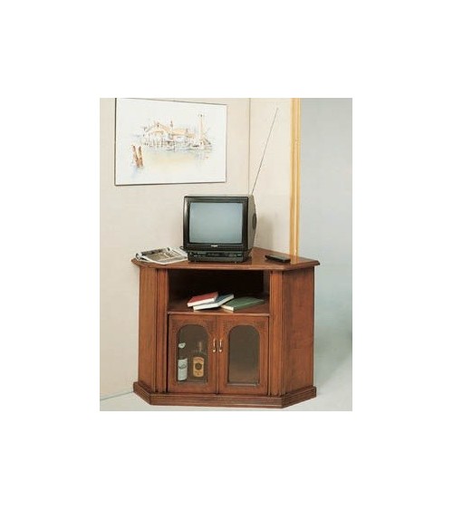 Porta-TV classico angolo vetro due porte - M702 - 1 - Porta TV