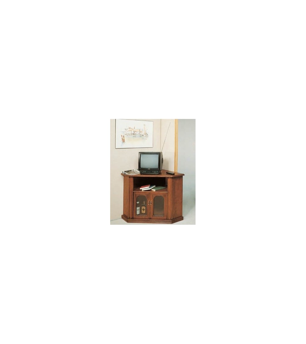 Porta-TV classico angolo vetro due porte - M702 - 1 - Porta TV