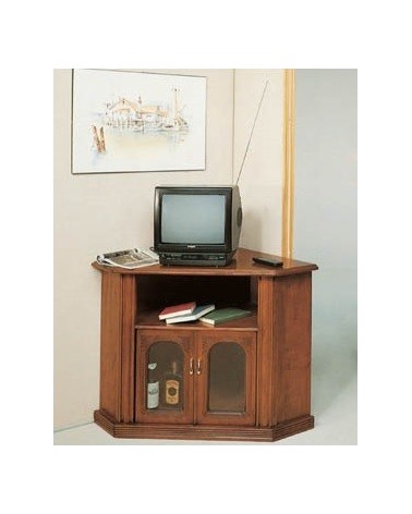 Porta-TV classico angolo vetro due porte - M702 - 1 - Porta TV
