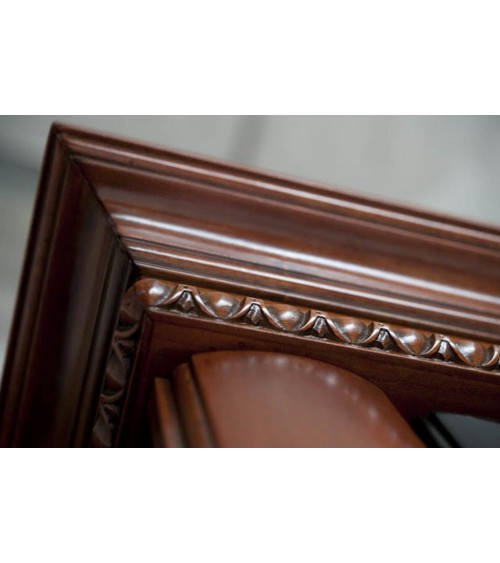 Parete classica cappello dritto porte c/pann. Ciliegio - AS3 - 2 - Pareti attrezzate