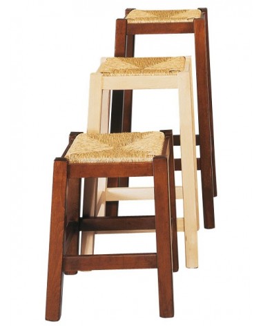 Sgabello in faggio - F177h47 - 1 - Sedie