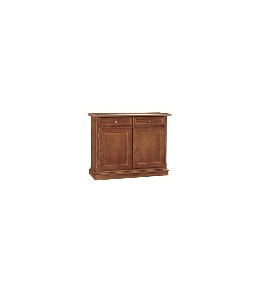 Credenza classica in legno massello con 2 porte e 2 cassetti - T384 - 1 - Home page
