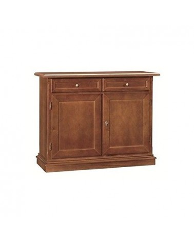 Credenza classica in legno massello con 2 porte e 2 cassetti - T384 - 1 - Home page