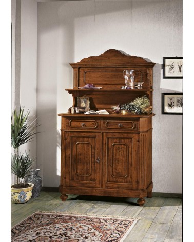 Credenzina 2 porte 2 cassetti classica (piattaia esclusa) - Z900/A - 1 - Credenze