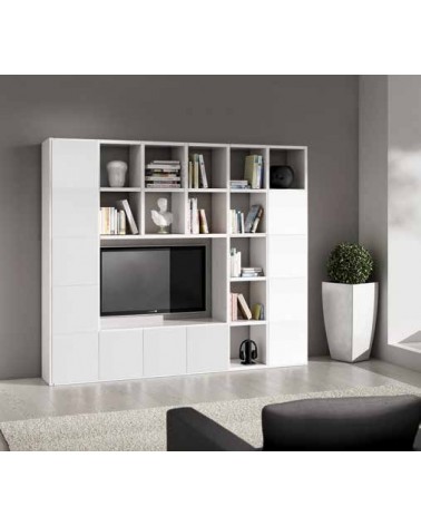 Set 2 antine bianco frassino - T599 - 6 - Pareti attrezzate