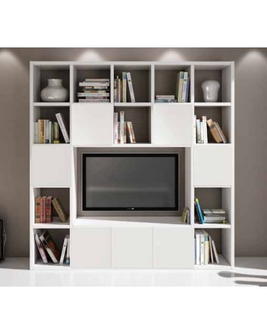 Set 2 antine bianco frassino - T599 - 5 - Pareti attrezzate
