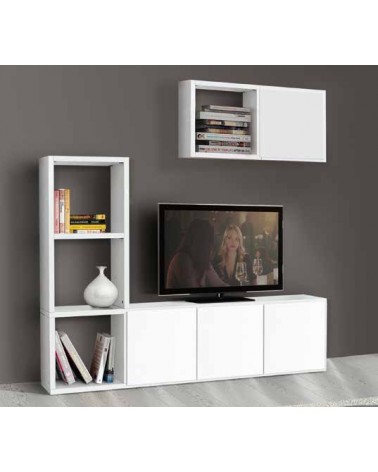 Set 2 antine bianco frassino - T599 - 1 - Pareti attrezzate