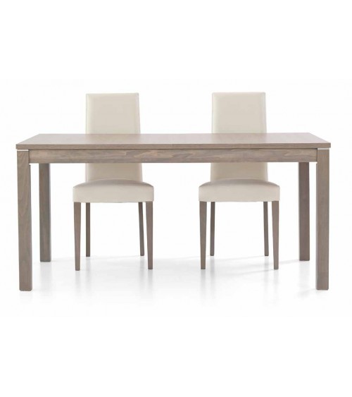 Tavolo rovere grigio 160x90 + 2 allunghe 43 - T562 - 1 - Tavoli