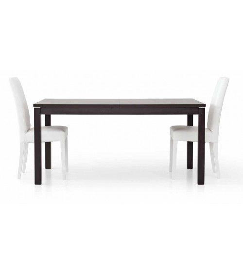 Tavolo rovere moro wenge 160x90 + 2 allunghe 43 - T563 - 1 - Tavoli