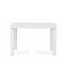 Consolle bianco frassinato 90x50 + 5 allunghe 50