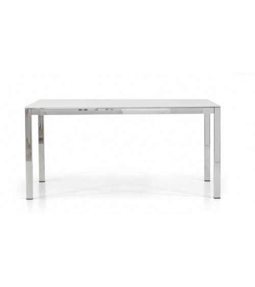 Tavolo vetro 140x90 + 1 allunghe 50 - T602 - 1 - Tavoli