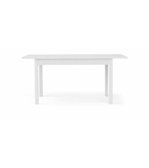 Tavolo bianco frassinato 140x90 + 1 allunghe 60 - T609 - 2 - Tavoli