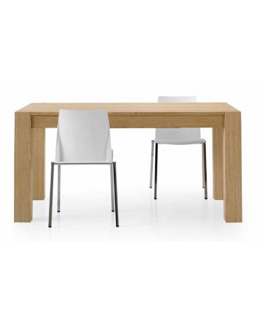 Tavolo rovere naturale spazzolato 160x90 2 allunghe 50 - T633 - 1 - Tavoli
