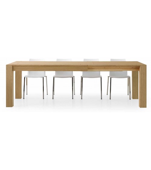 Tavolo rovere naturale spazzolato 160x90 2 allunghe 50 - T633 - 2 - Tavoli