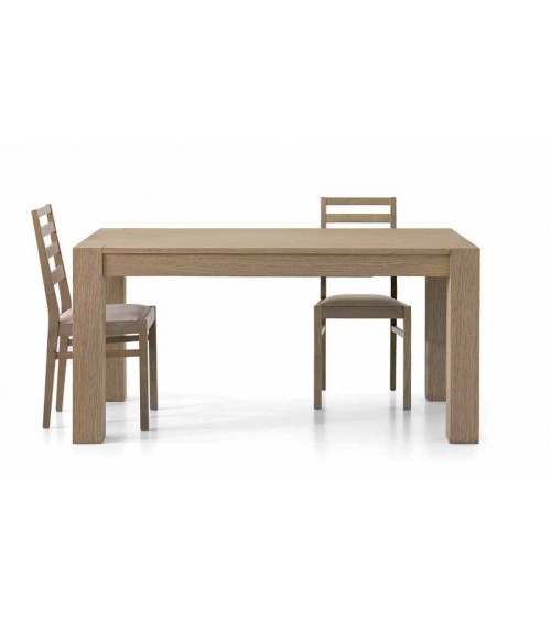 Tavolo rovere seppia spazzolato 140x90 2 allunghe 40 - T638 - 1 - Tavoli