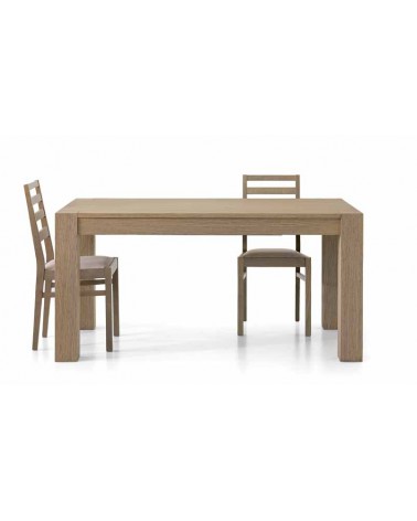 Tavolo rovere seppia spazzolato 140x90 2 allunghe 40 - T638 - 1 - Tavoli
