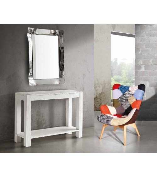 Consolle abete bianco spazzolato - T647 - 1 - Tavoli