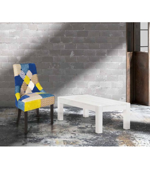 Tavolino abete bianco spazzolato 120x60 - T651 - 1 - Tavoli
