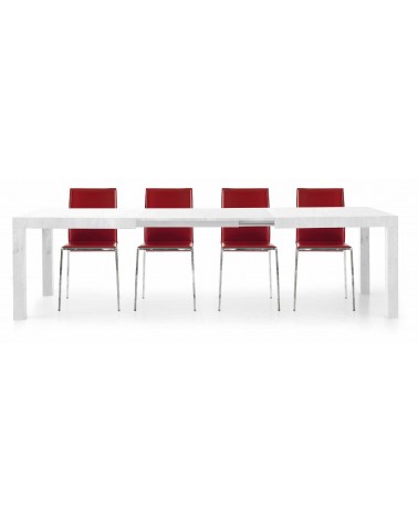 Tavolo bianco 160x90 2 allunghe 50 - T657 - 2 - Tavoli