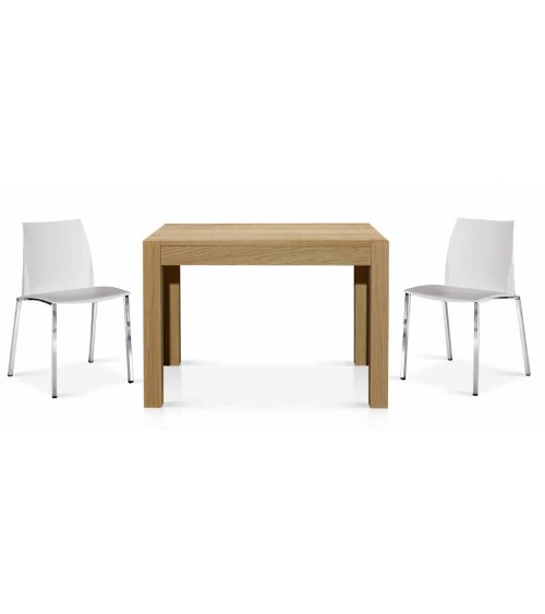 Tavolo rovere naturale 110x80 1 allunghe 50 - T689 - 1 - Tavoli