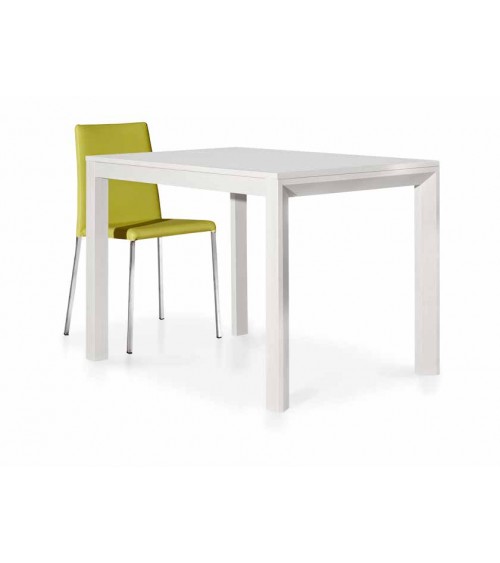 Tavolo bianco frassinato 130x85 1 allunghe 50 - T691 - 1 - Tavoli