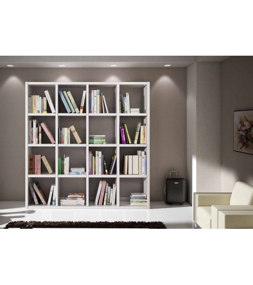 Libreria bianco frassinato L. 175 P. 30 H. 175 - T568 - 3 - Librerie