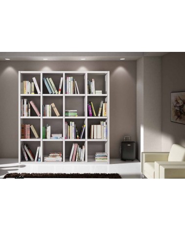 Libreria bianco frassinato L. 175 P. 30 H. 175 - T568 - 3 - Librerie