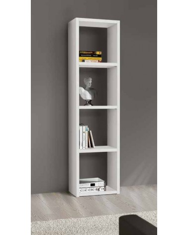 Libreria bianco frassinato L. 46 P. 30 H. 175 - T573 - 1 - Librerie