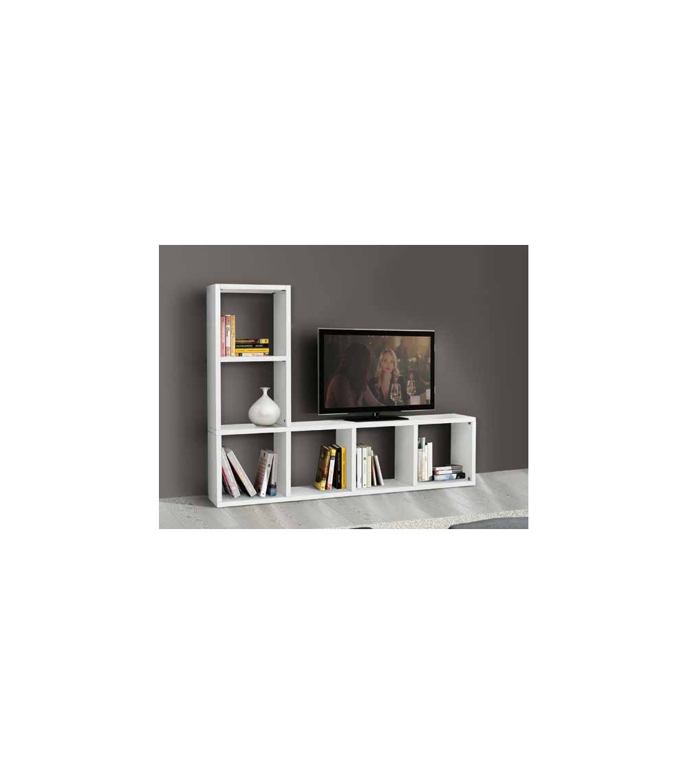 Porta TV bianco frassinato L. 175 P. 30 H. 132 - T569 - 1 - Home page