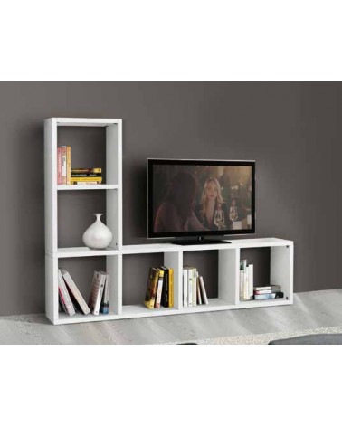 Porta TV bianco frassinato L. 175 P. 30 H. 132 - T569 - 1 - Home page