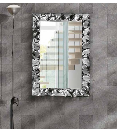 Specchiera argento 70x100 - T625 - 1 - Specchiere