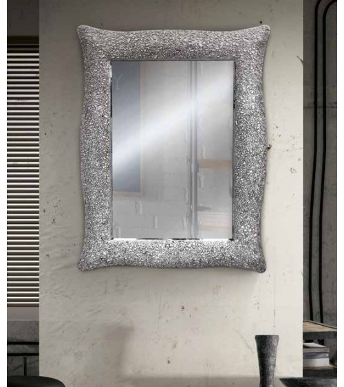 Specchiera argento 85x65 - T627 - 1 - Specchiere