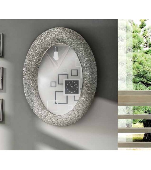 Specchiera argento 90x65 - T628 - 1 - Specchiere
