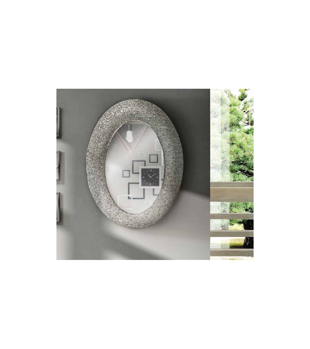 Specchiera argento 90x65 - T628 - 1 - Specchiere