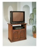 Porta TV  classico bifacciale noce due porte