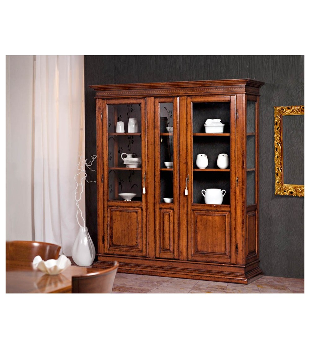 Vetrina classica due + una porta - BA5 - 1 - Vetrine
