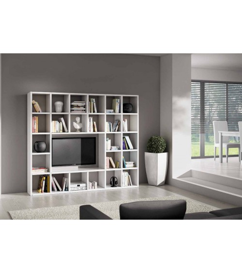 Parete bianco frassinato L. 261 P. 30 H. 218 - T571 - 2 - Home page