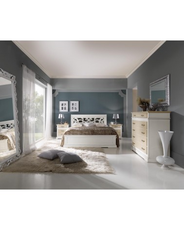 Letto con testata traforata - Z3002/A - 1 - Letti