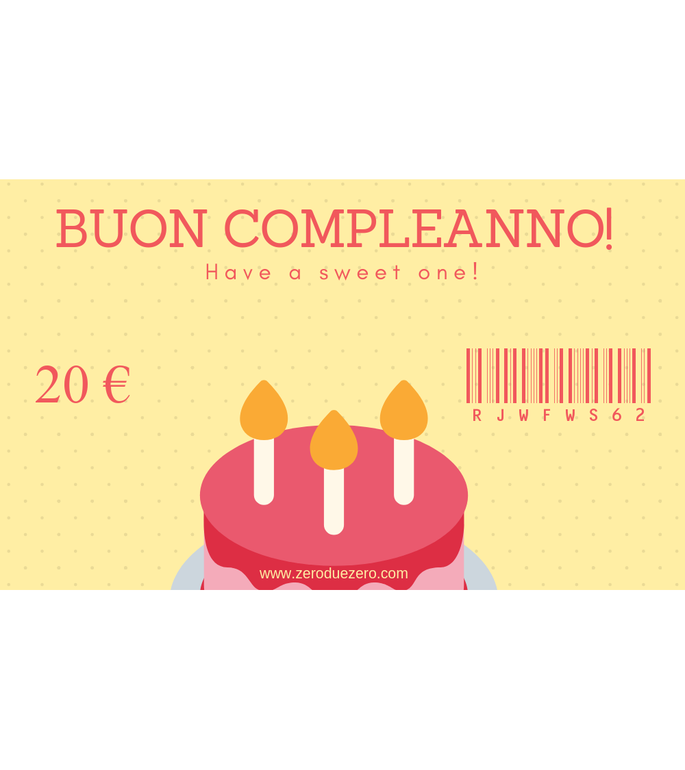 Buon compleanno!-20 - GC-20 - 1 - Gift Card